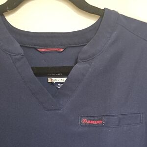 Ariat Scrubs One Women's Deep Blue Short Sleeve